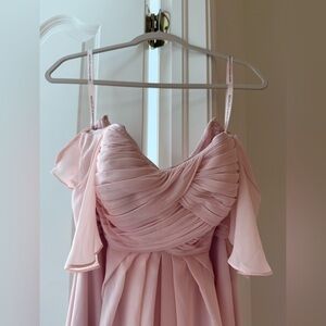 Mori Lee Bridesmaid Blush Dress
